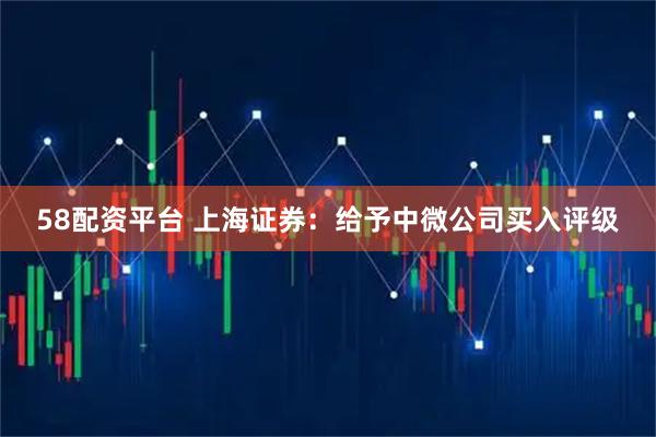 58配资平台 上海证券：给予中微公司买入评级